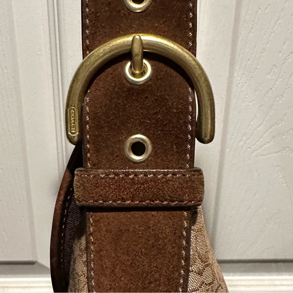 Coach Vintage 6818 Small Shoulder Bag In Brown Signat… - Gem